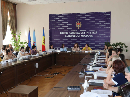 BNS desfășoară instruiri pentru personalul antrenat în colectarea datelor în gospodării pentru cercetarea statistică „Utilizarea timpului”